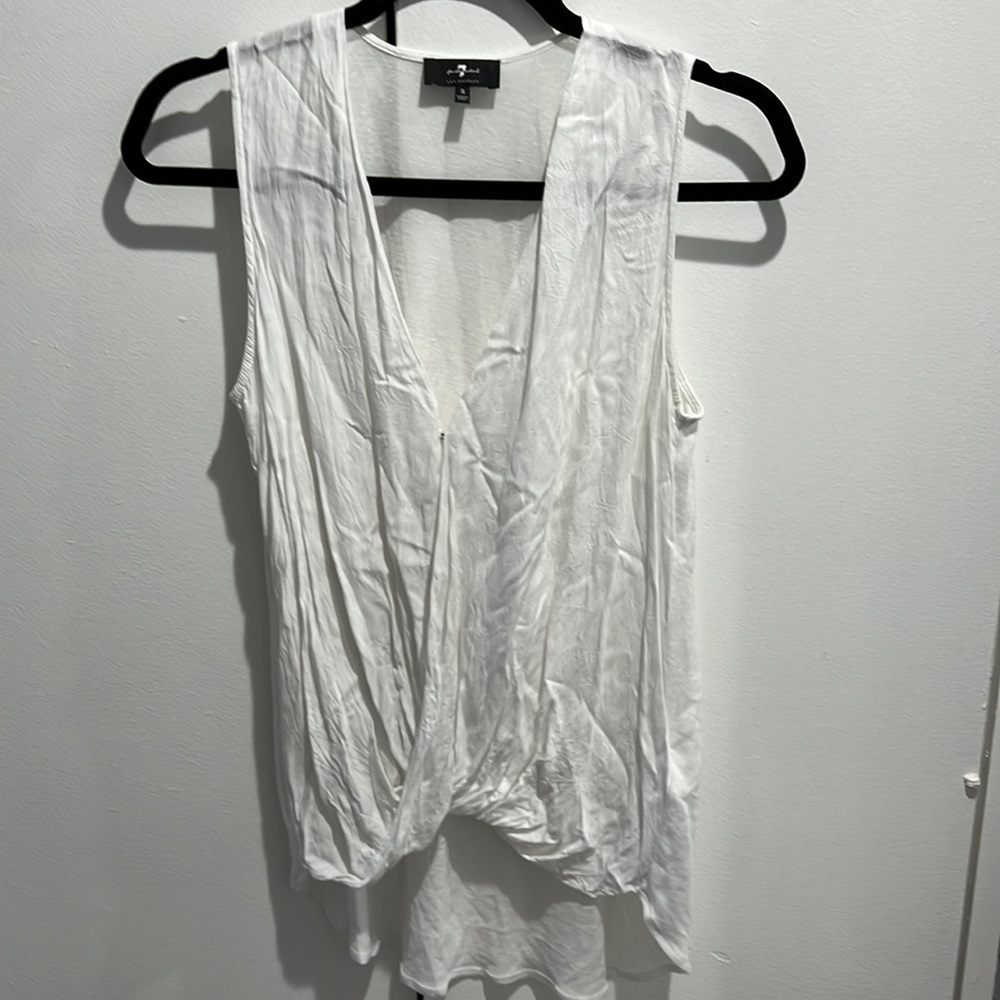 7 for all mankind sleeveless top